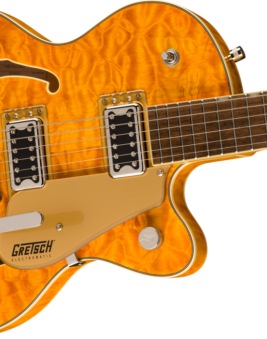 G5655T-QM Electromatic® Center Block Jr. Single-Cut Quilted Maple with Bigsby®