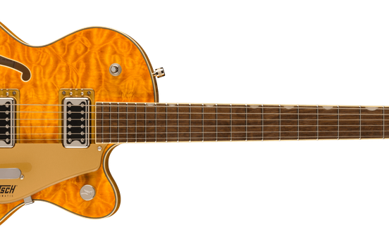 G5655T-QM Electromatic® Center Block Jr. Single-Cut Quilted Maple with Bigsby®